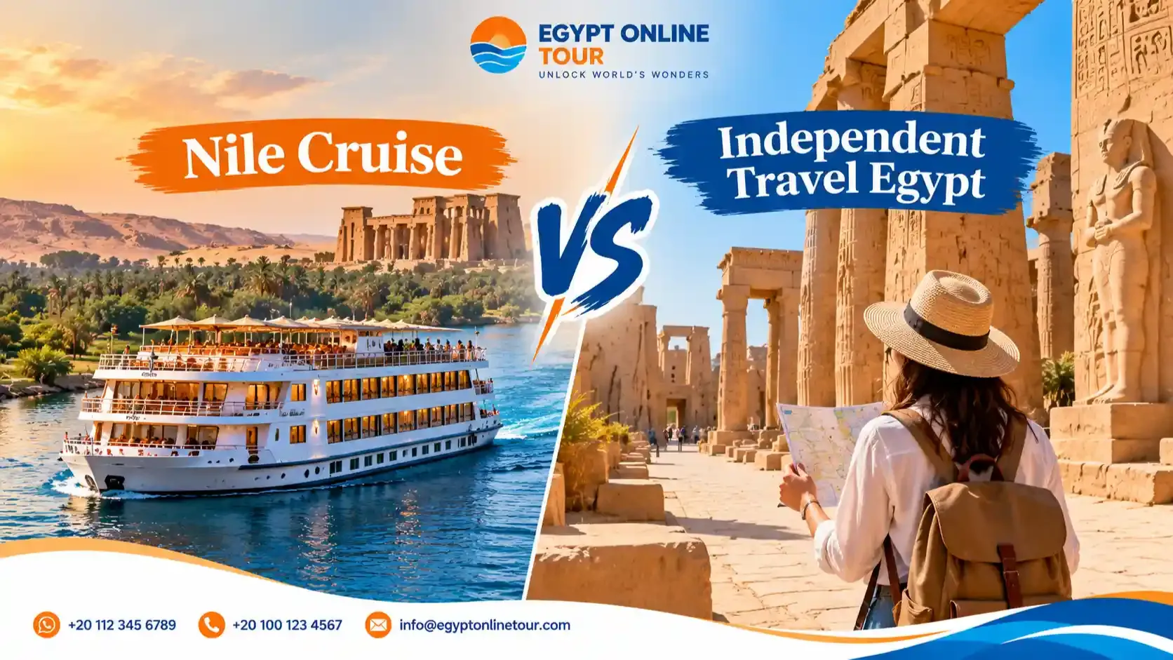 Nile Cruise vs Independent Travel Egypt | Full Comparison
