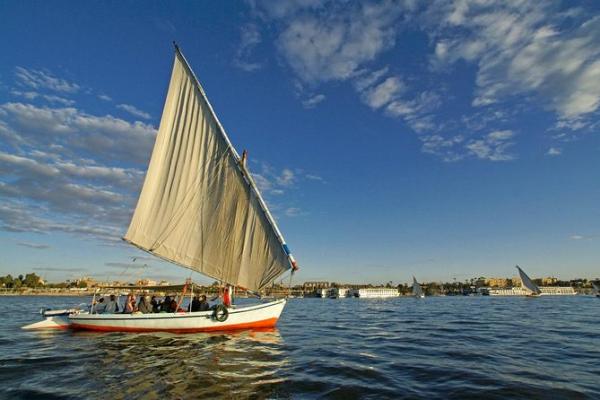 What is the banana island in Luxor?