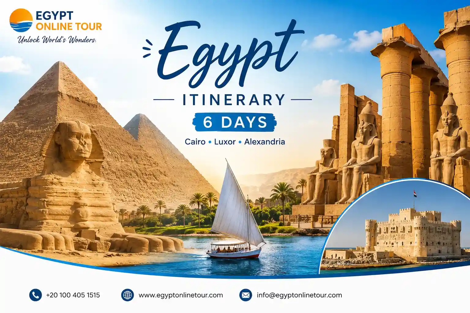 Egypt Itinerary 6 Days