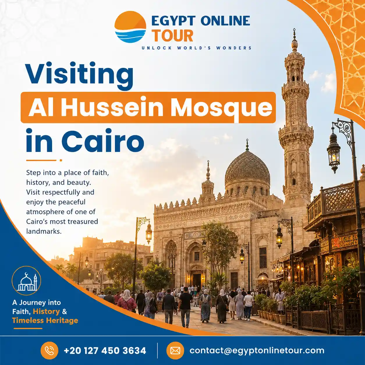 Al Hussein Mosque in Cairo