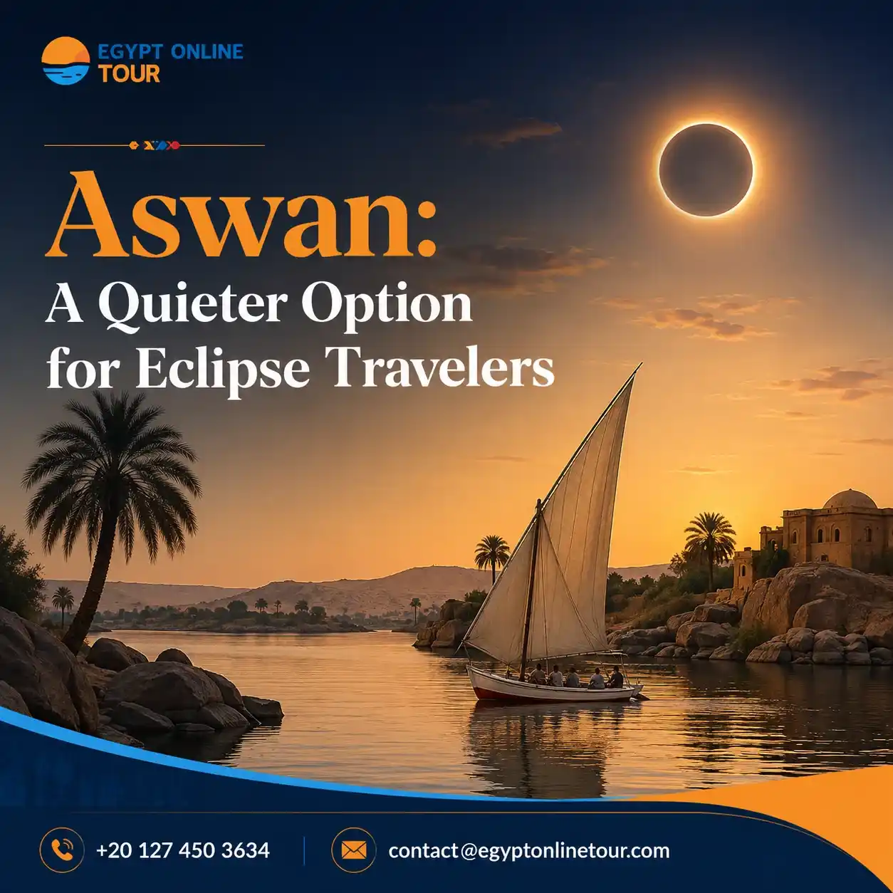 Where to See the Total Solar Eclipse in Egypt in 2027