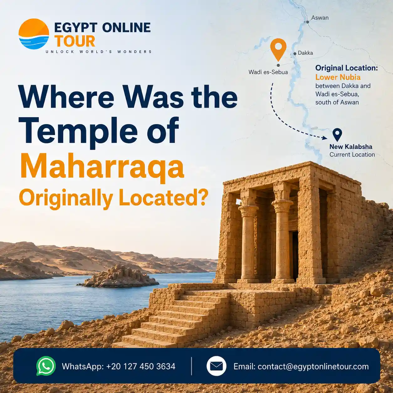 Temple of Maharraqa in Aswan