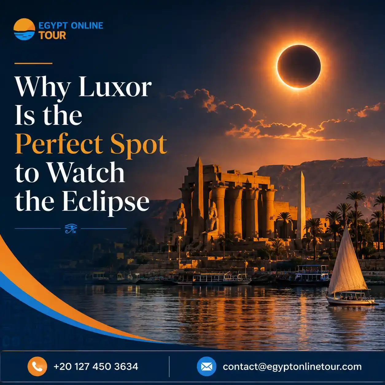 Where to See the Total Solar Eclipse in Egypt in 2027