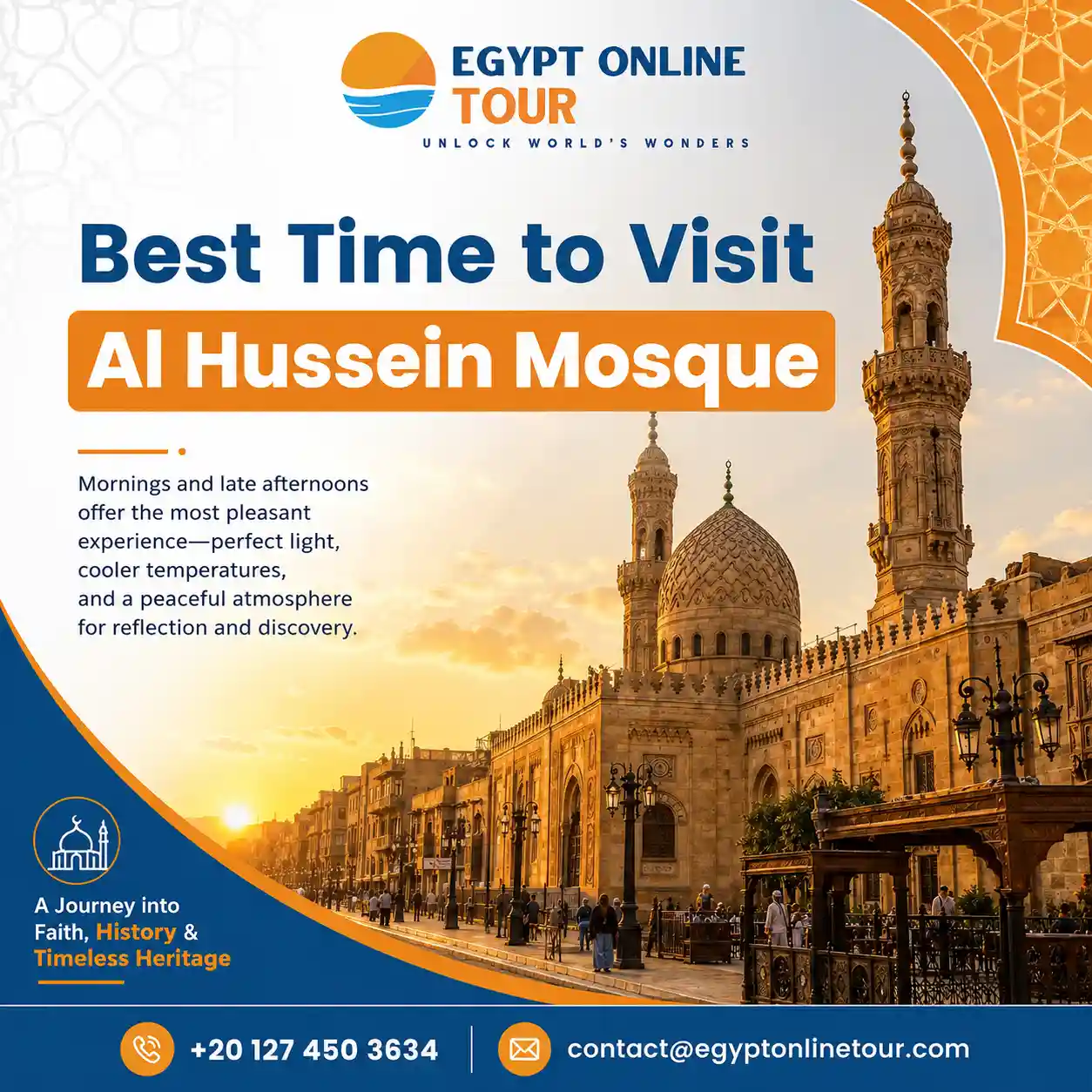 Al Hussein Mosque in Cairo