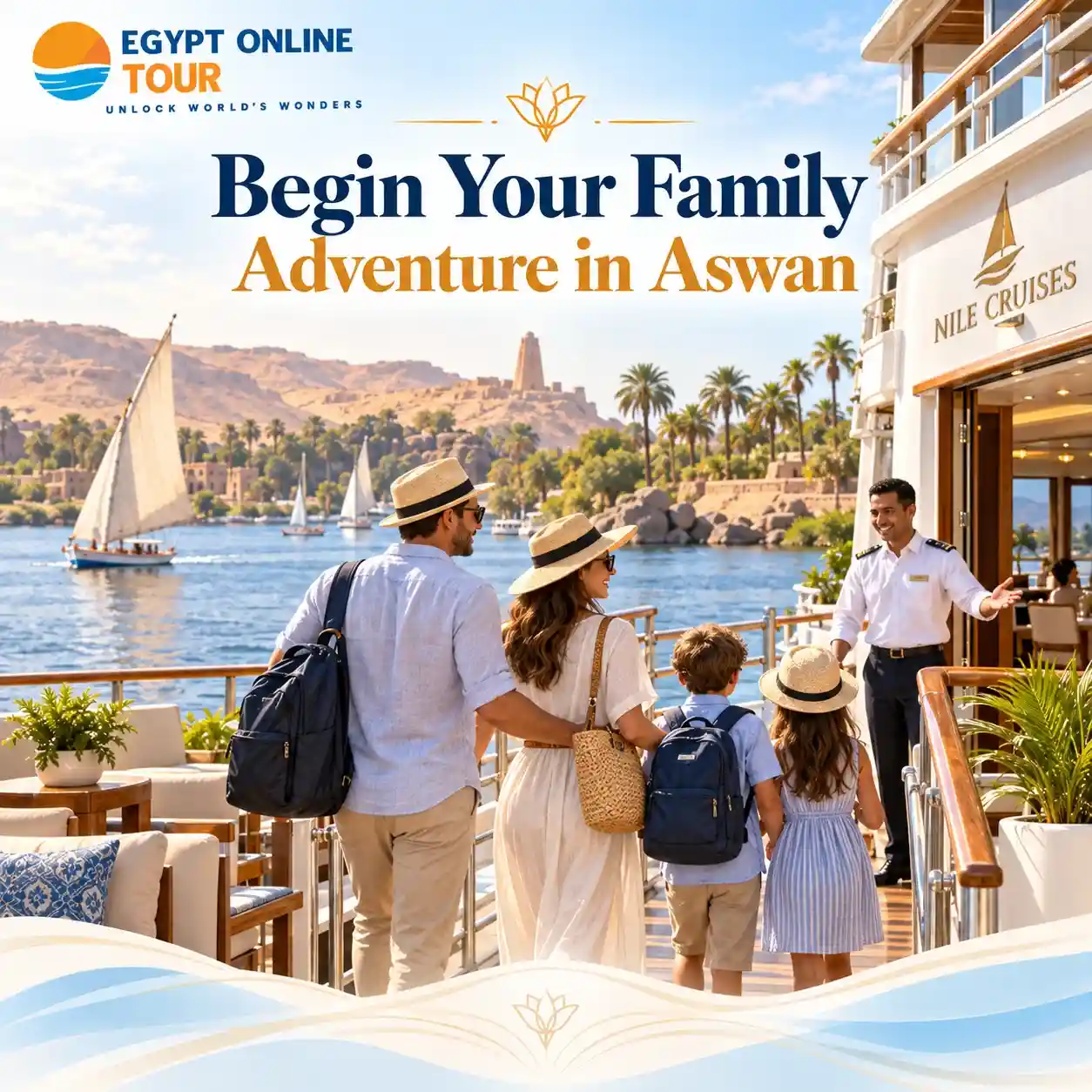 4 Days Family Nile Adventure to Luxor & Aswan