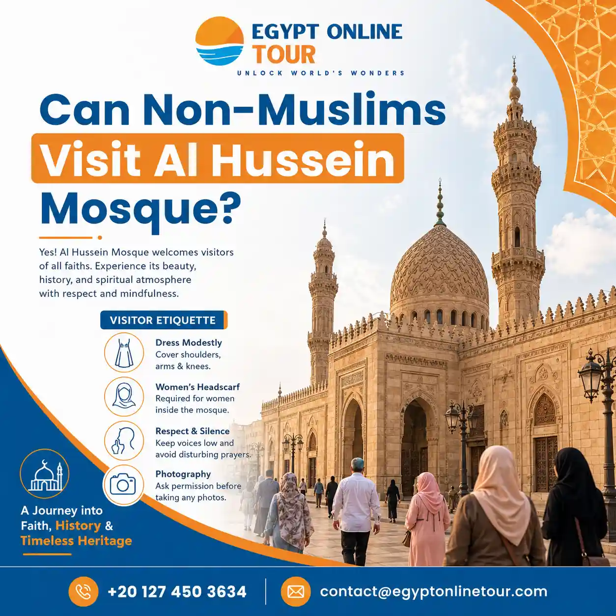 Al Hussein Mosque in Cairo