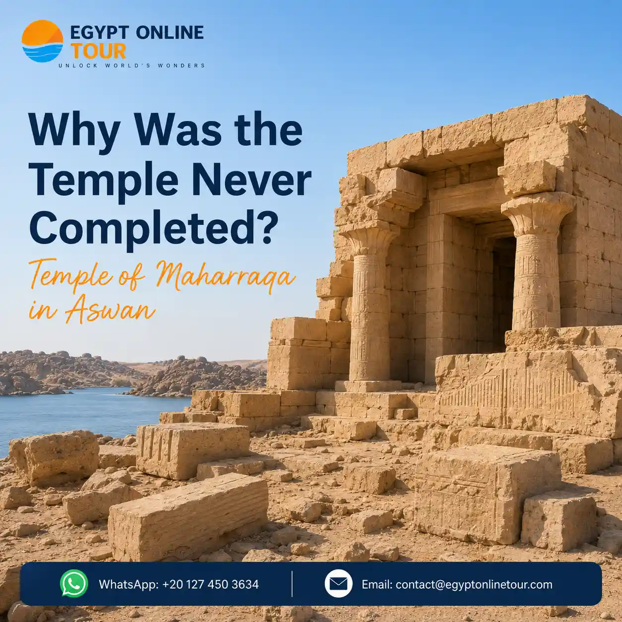 Temple of Maharraqa in Aswan