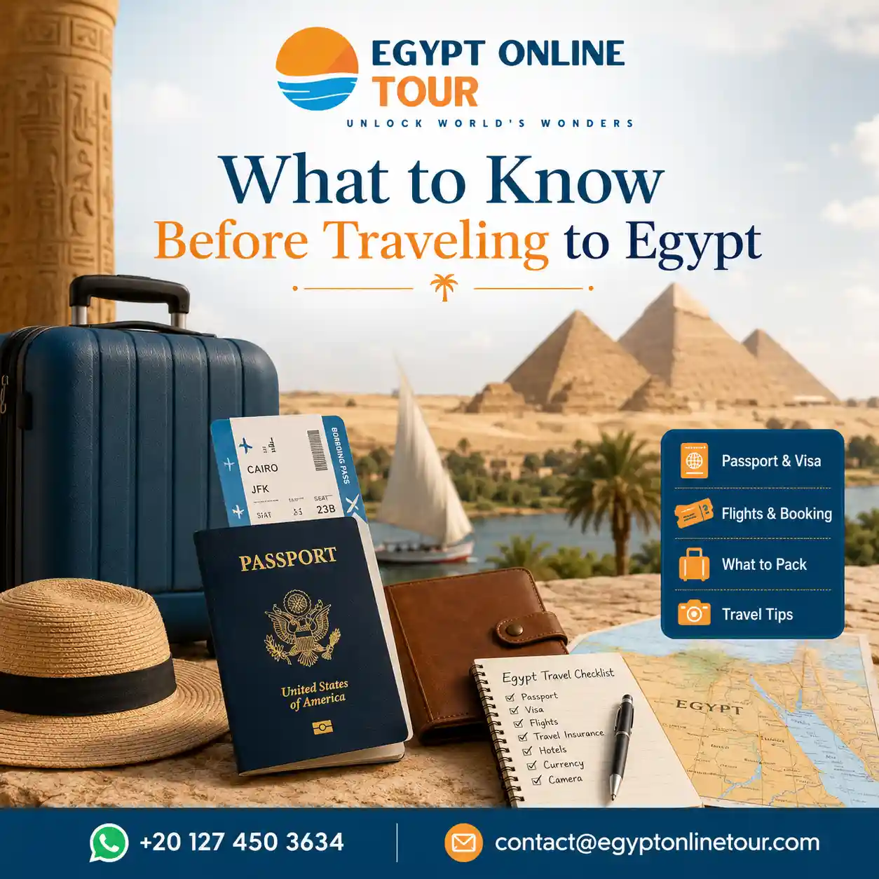 visiting egypt for the first time