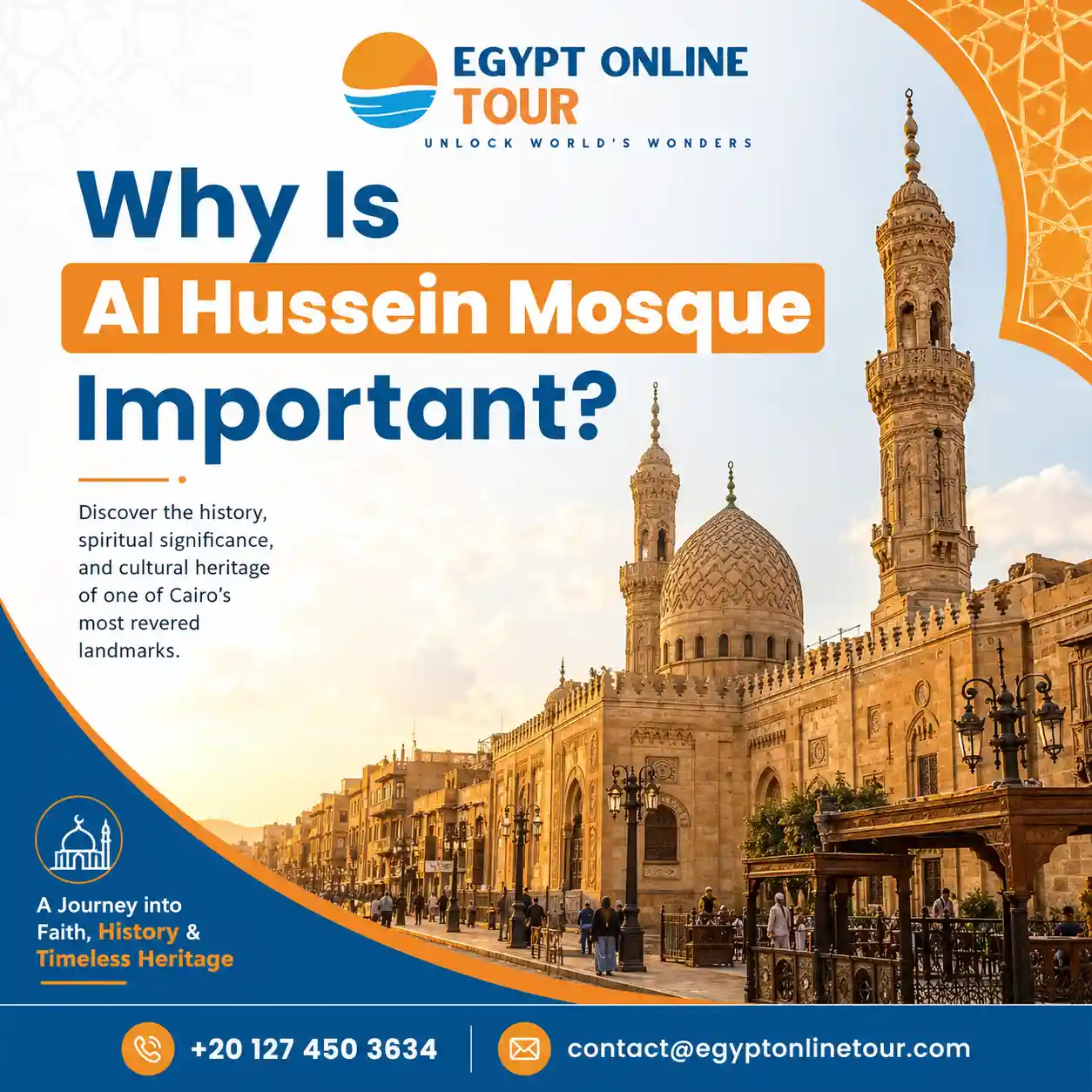 Al Hussein Mosque in Cairo
