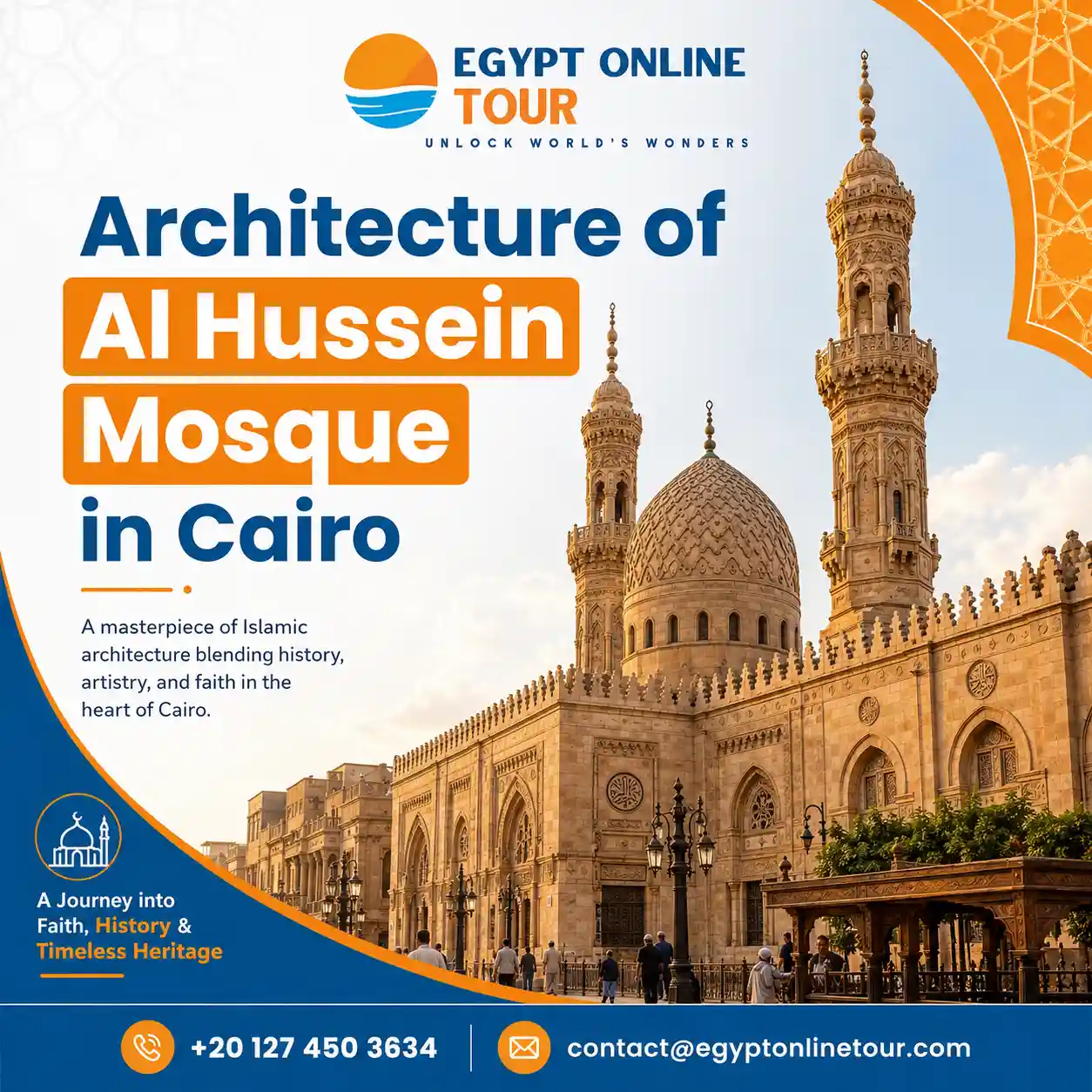 Al Hussein Mosque in Cairo