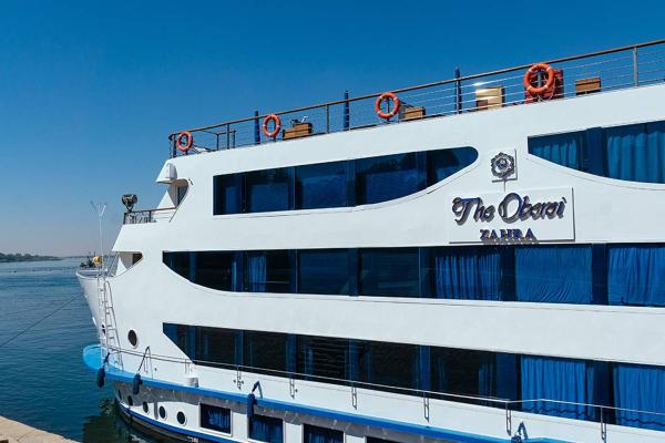 Luxury Nile cruise Oberoi Zahra 8 Days – 7 Nights Cruise from Aswan