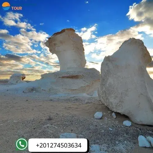 White desert camp